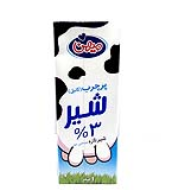 میهن شیر پرچرب پاکتی 1لیتری